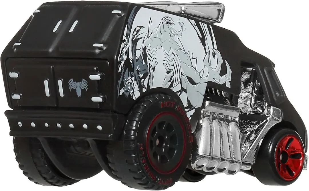 Hot Wheels Marvel Spider-Man Cool-One JKX25 - Zwart/Zilver