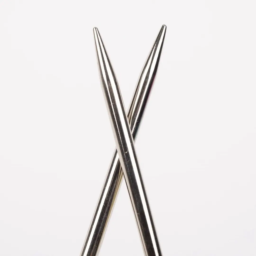 Drops Pro Classic Rondbreinaalden 9.0mm - 60cm - Zilver/Zwart