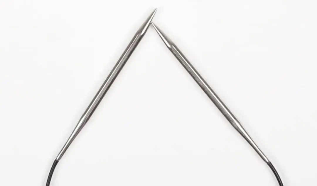 Drops Pro Classic Rondbreinaalden 9.0mm - 60cm - Zilver/Zwart