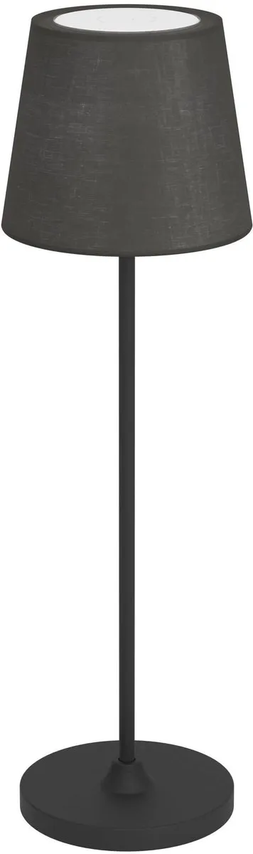 Eglo Leonero Oplaadbare LED Tafellamp - 34cm - Zwart - Dimbaar