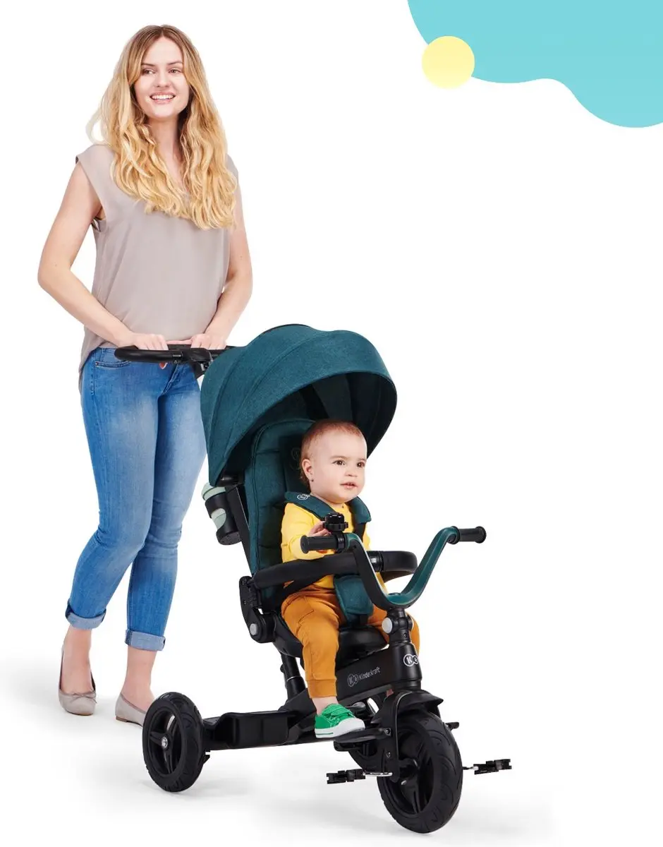 KinderKraft Twipper Driewieler 5-in-1 Grijs