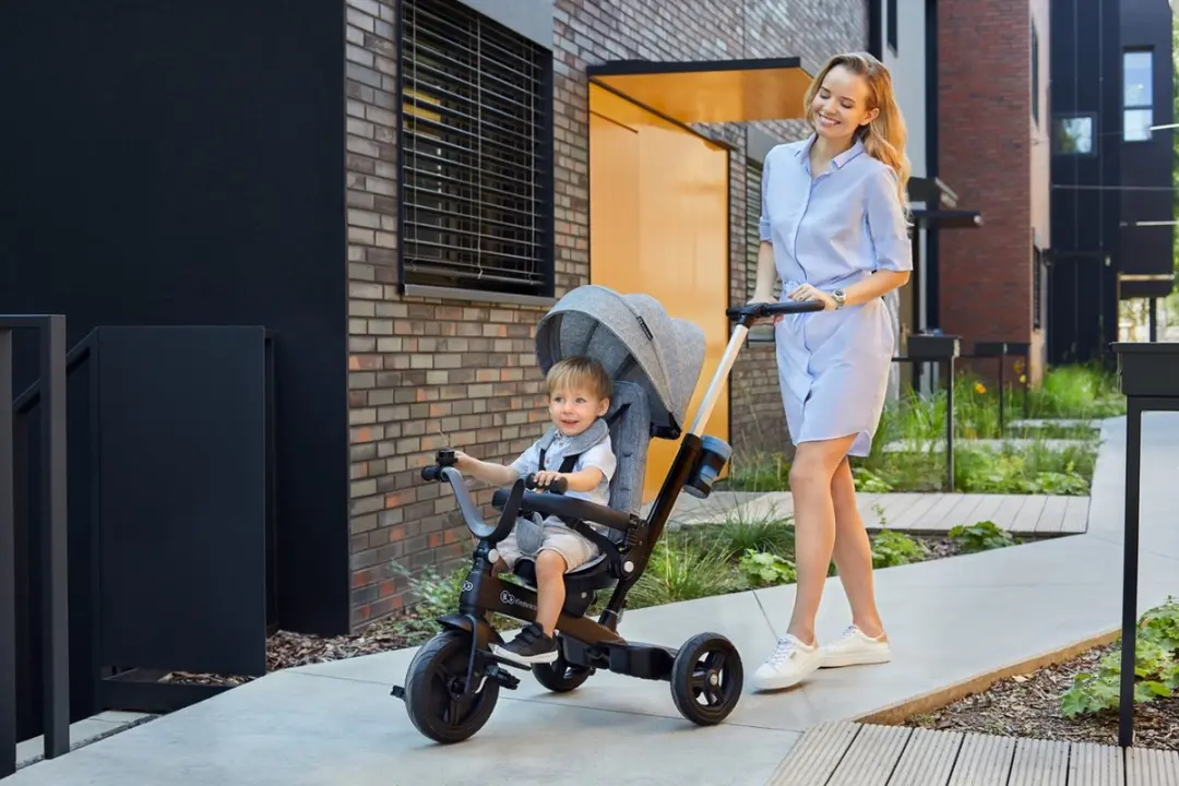 KinderKraft Twipper Driewieler 5-in-1 Grijs