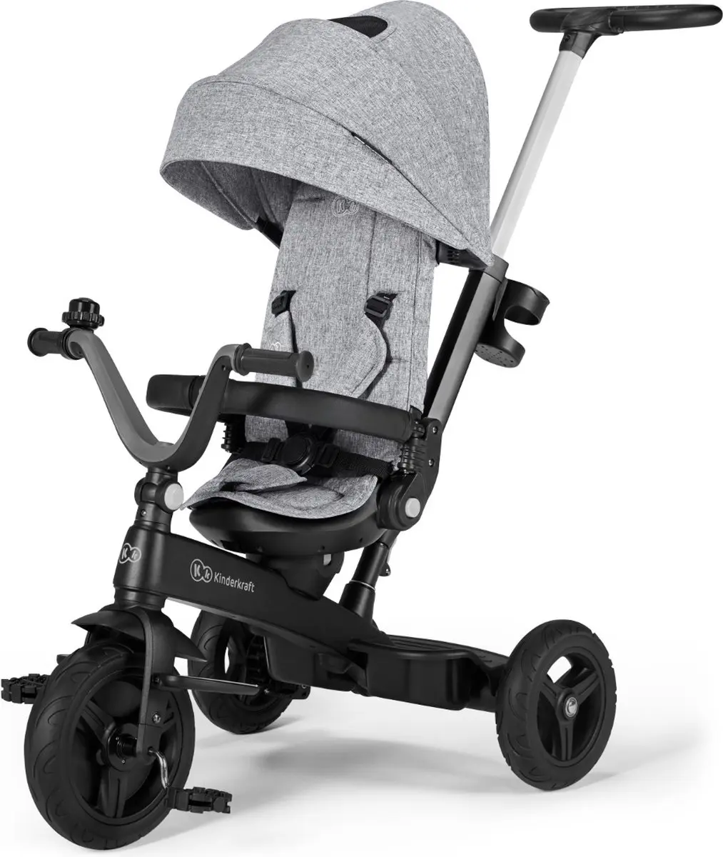 KinderKraft Twipper Driewieler 5-in-1 Grijs