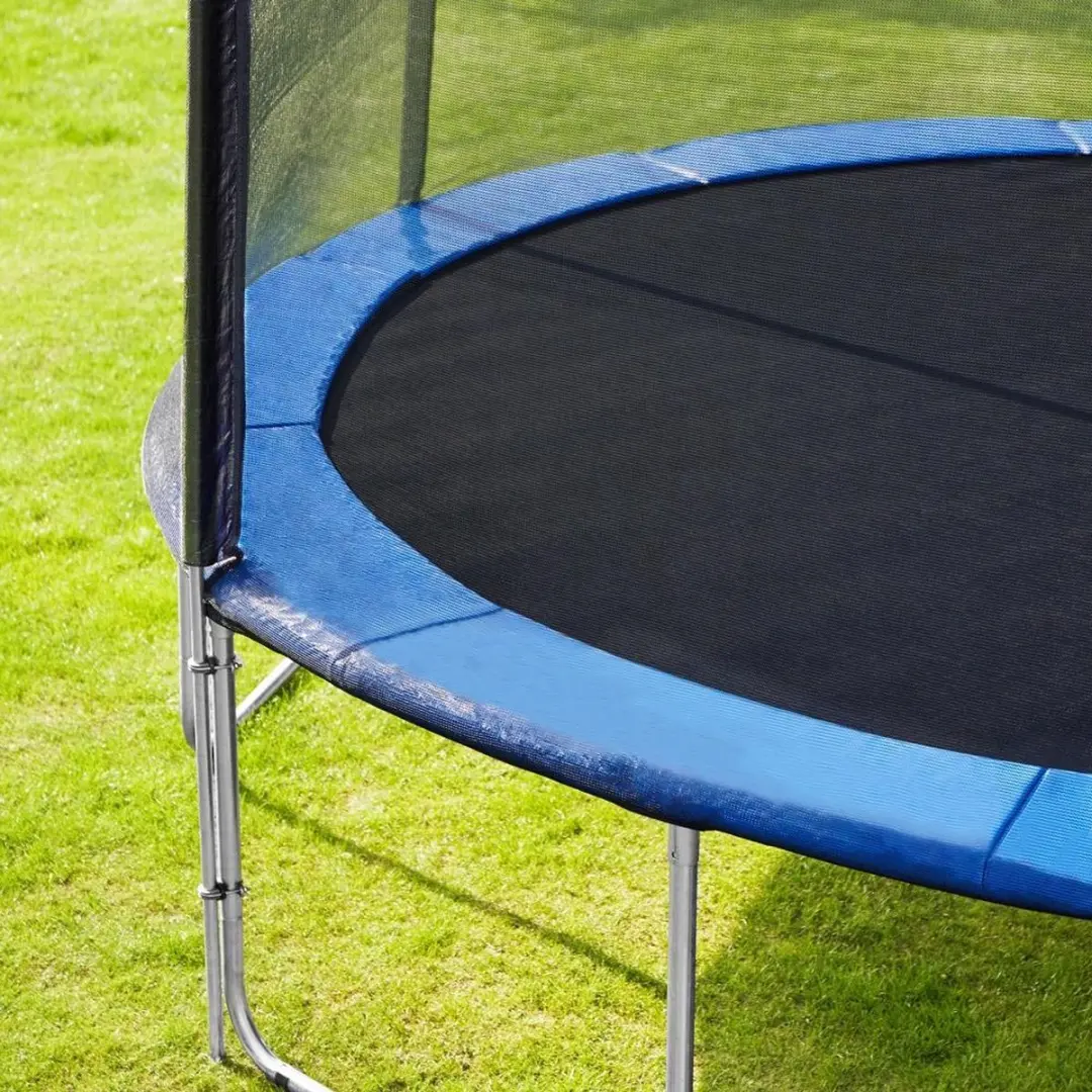 Monzana Trampoline 427cm - Compleet met Veiligheidsnet & Ladder - Blauw