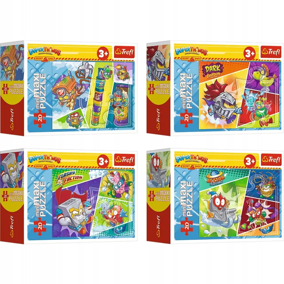 Trefl Super Things MiniMaxi Puzzel 20 Stuks - Spionnen Avontuur