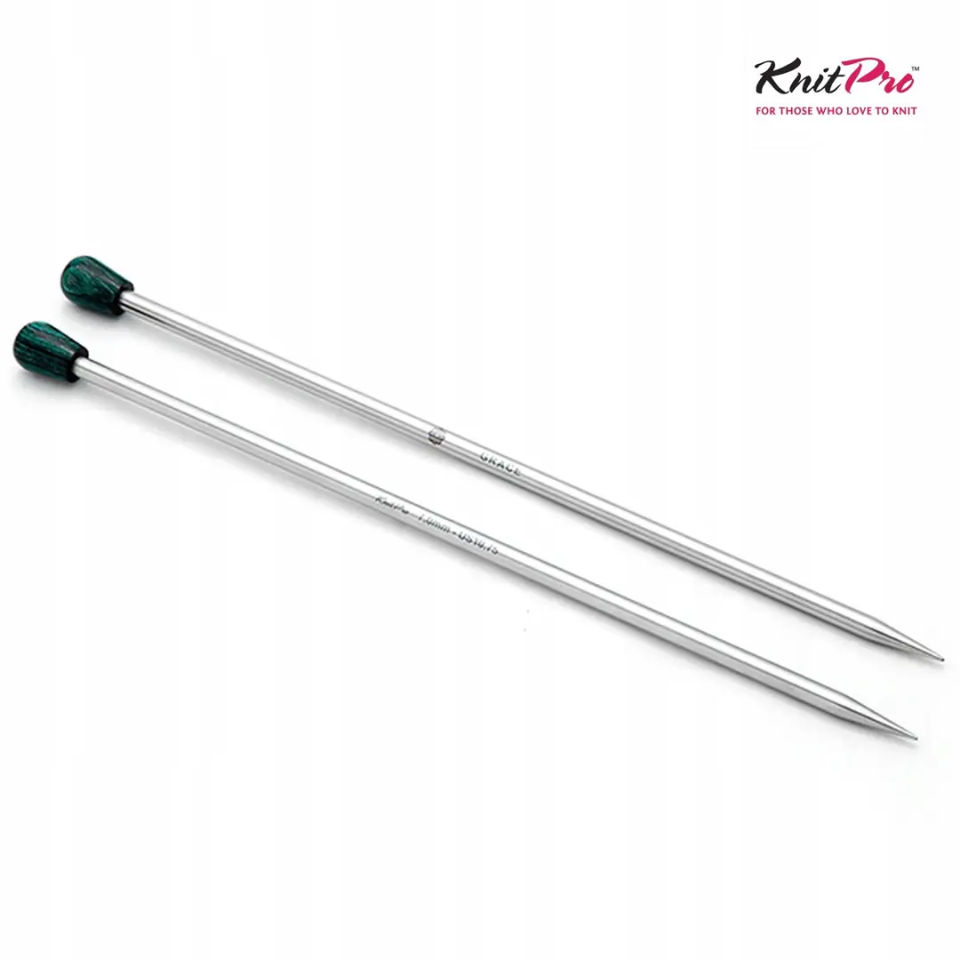 KnitPro Mindful Rights Metalen Breinaalden 35cm 5.5mm - Zilver