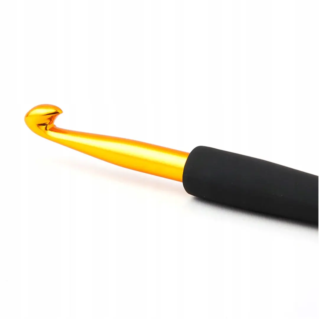 KnitPro Aluminium Haaknaald 3,75mm - Goud/Zwart