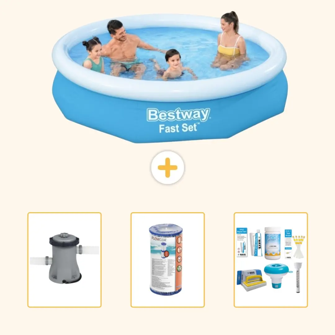 Bestway Fast Set Rond Zwembad 305x66cm