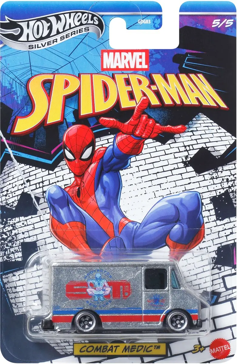 Hot Wheels Marvel Spider-Man Combat Medic JKX29