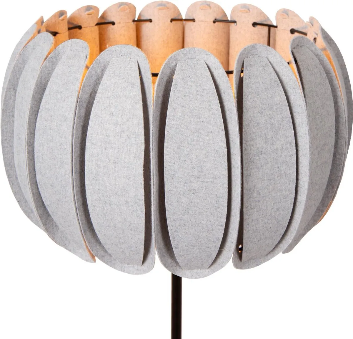 Lucide Spencer Vloerlamp Ø40cm - Grijs