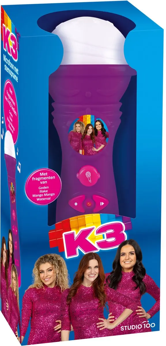 K3 Speelgoedmicrofoon Paars