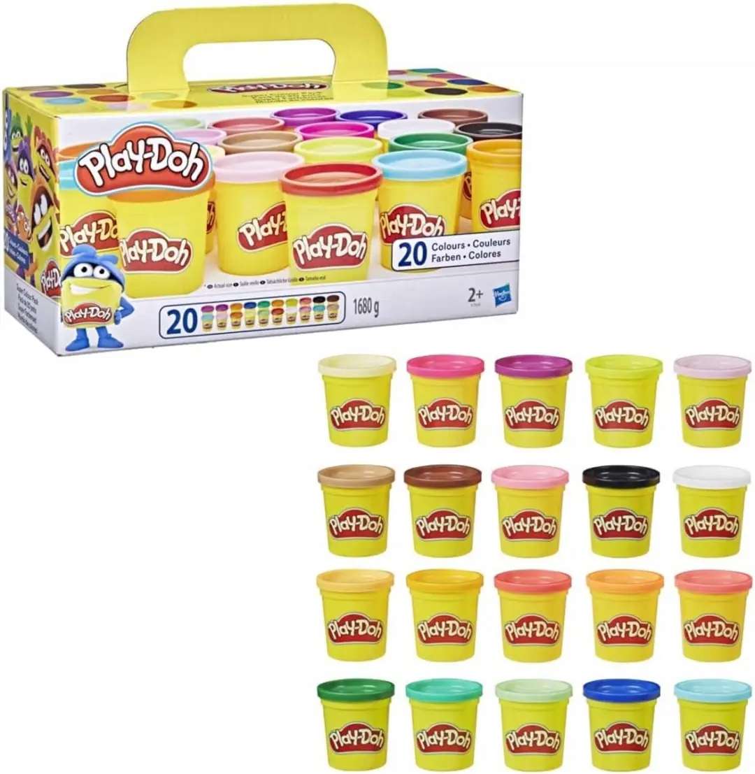 Play-Doh Klei Set - 20 Kleuren 1680g