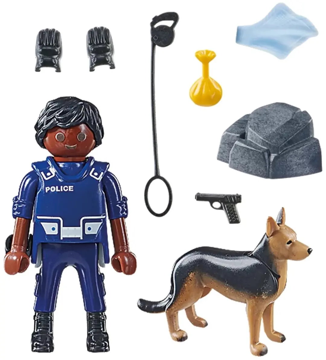 Playmobil Special Plus Politieagent met Speurhond 71162 - Multicolor
