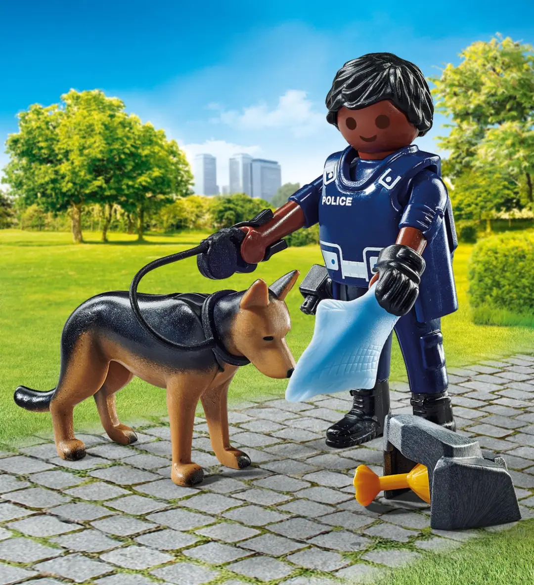 Playmobil Special Plus Politieagent met Speurhond 71162 - Multicolor