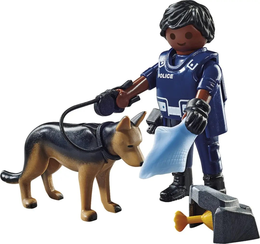Playmobil Special Plus Politieagent met Speurhond 71162 - Multicolor