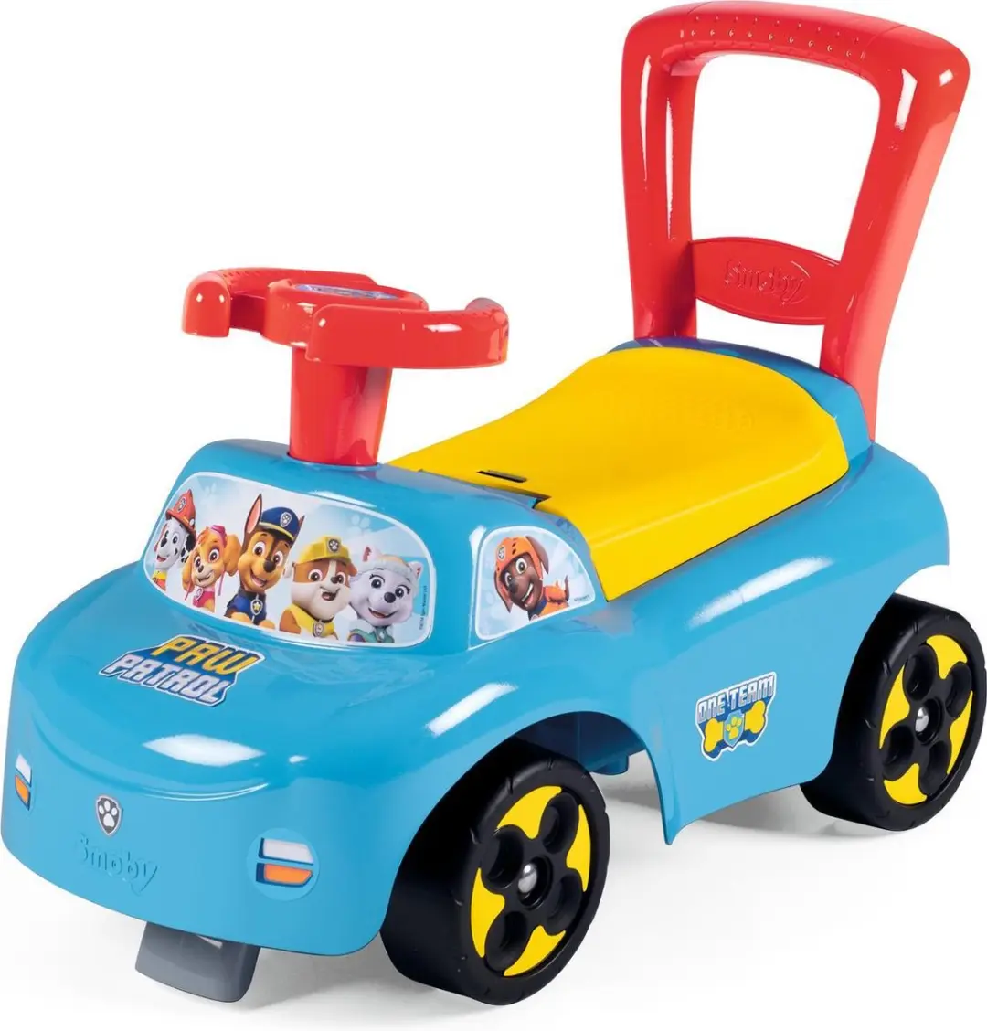 Smoby Paw Patrol Loopauto 7600720531 - Blauw/Rood/Geel