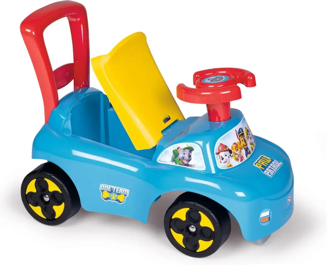 Smoby Paw Patrol Loopauto 7600720531 - Blauw/Rood/Geel