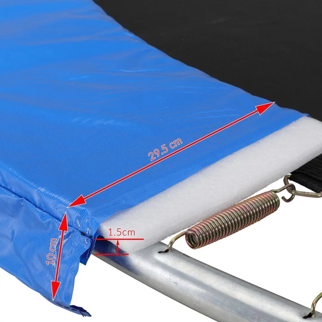 Monzana Beschermrand Trampoline Ø183cm - Blauw