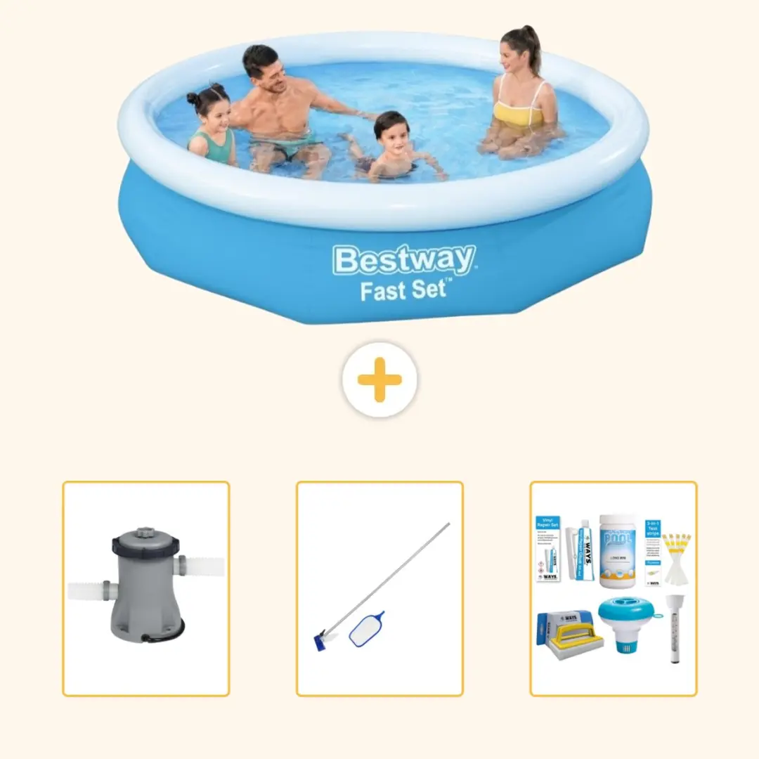 Bestway Fast Set Rond Zwembad 305x66cm