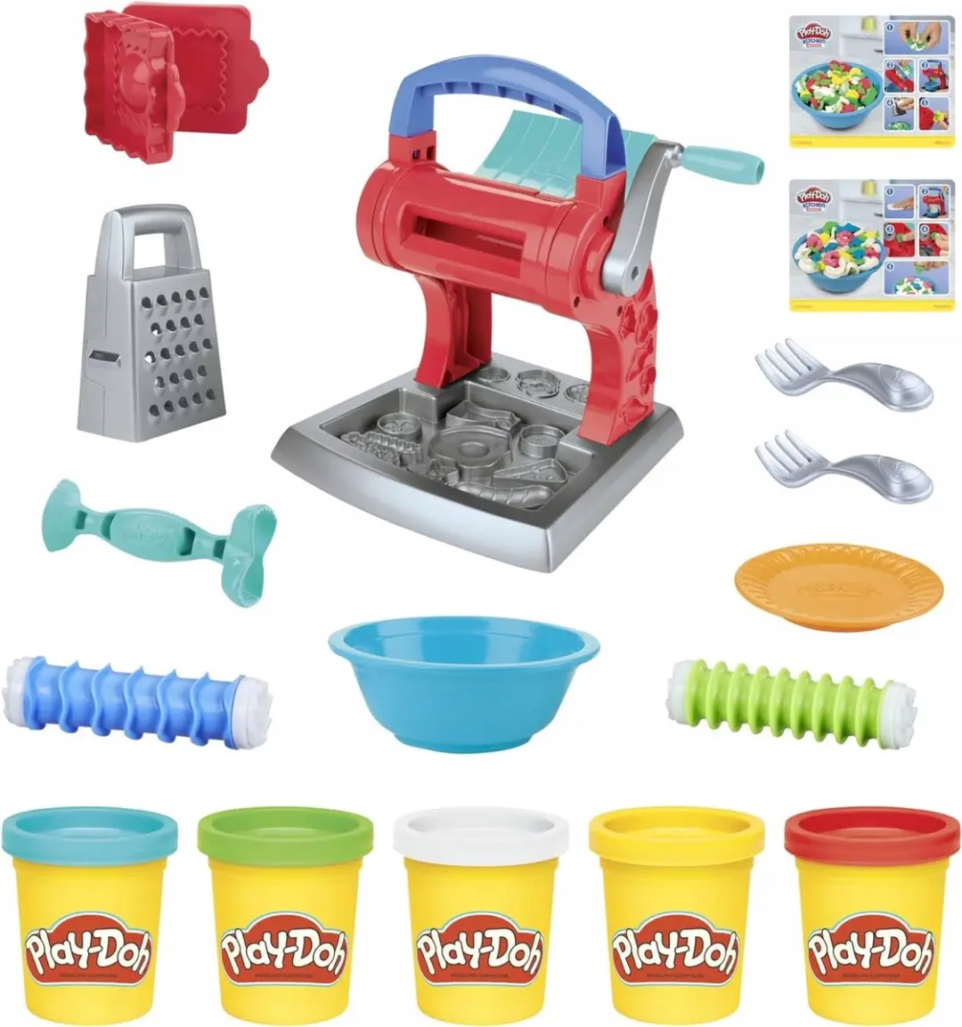 Play-Doh Macaroni Madness Set - 5 Kleuren Klei & Accessoires