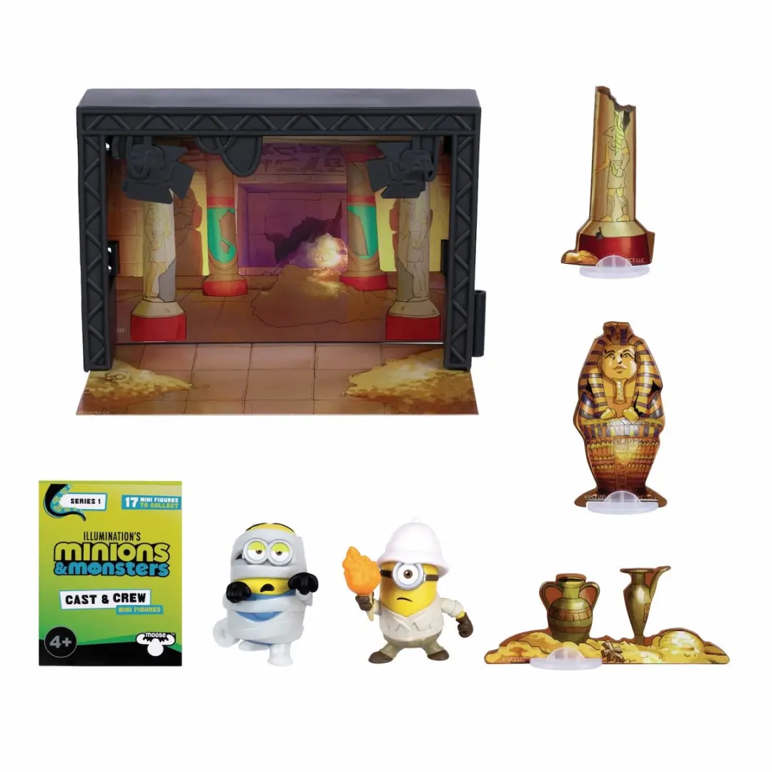 Moose Toys Minions & Monsters Mummy Tempel Filmstudio - Multikleurig