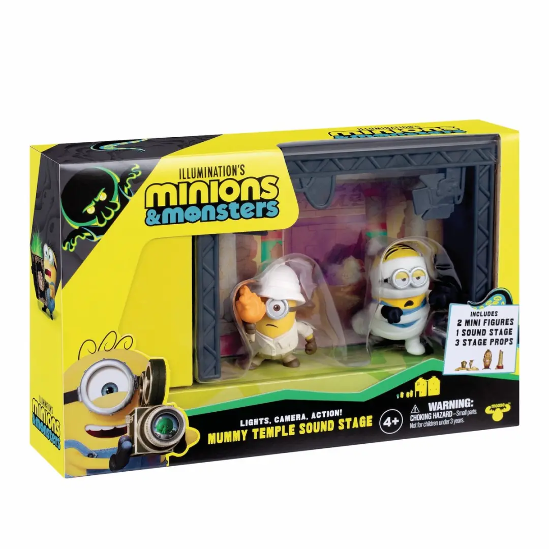 Moose Toys Minions & Monsters Mummy Tempel Filmstudio - Multikleurig