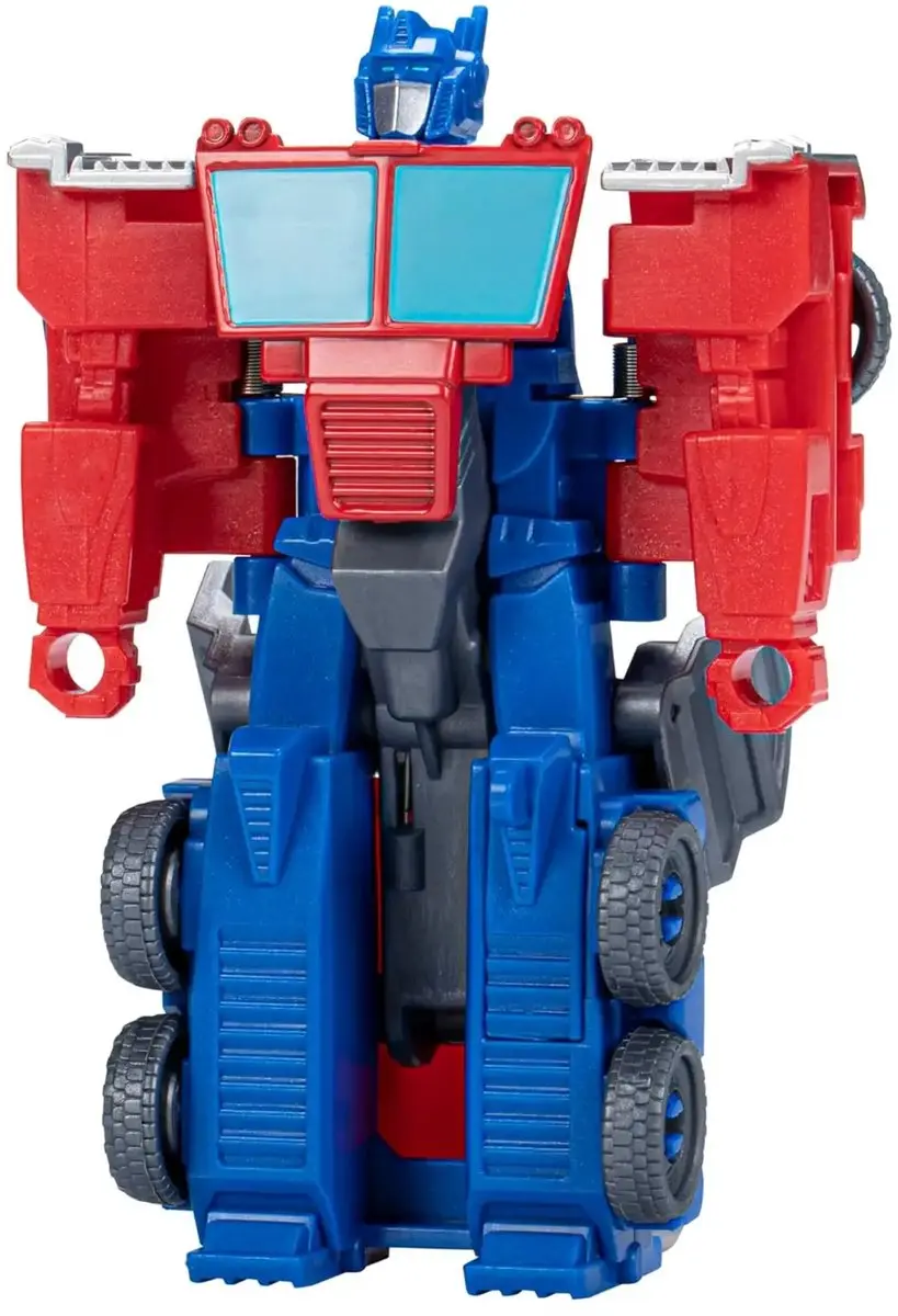 Transformers EarthSpark Optimus Prime 10cm Flip Changer - Rood