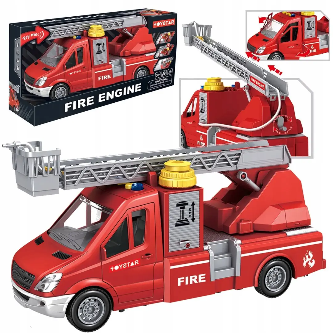 TOYSTAR Grote Brandweerauto met Waterspuit