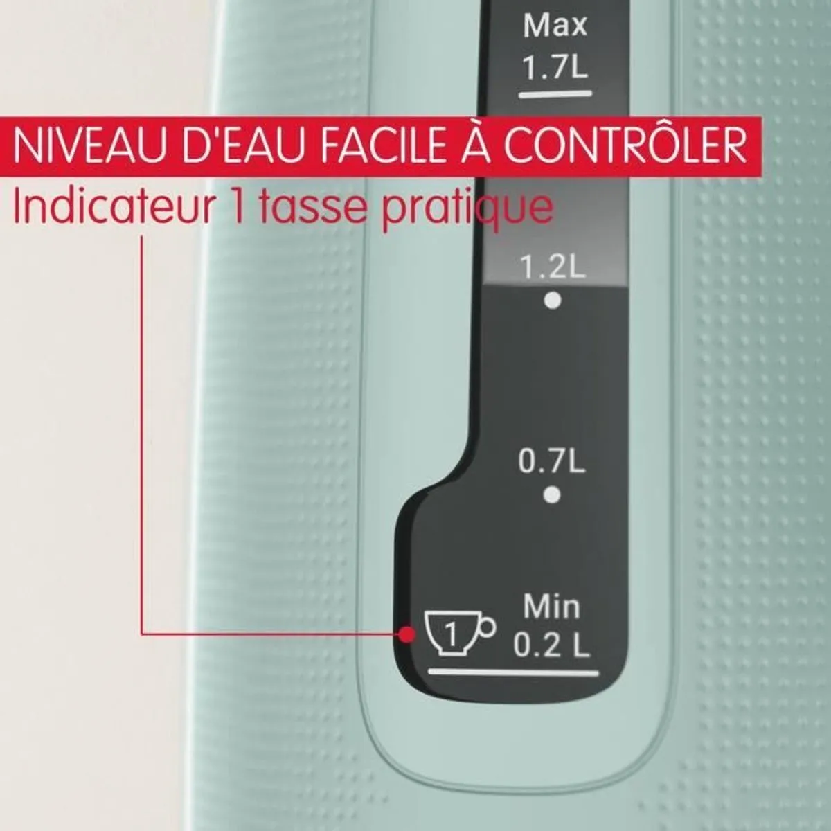 Moulinex BY2M1310 Waterkoker 2400W - 1,7L - Eucalyptus