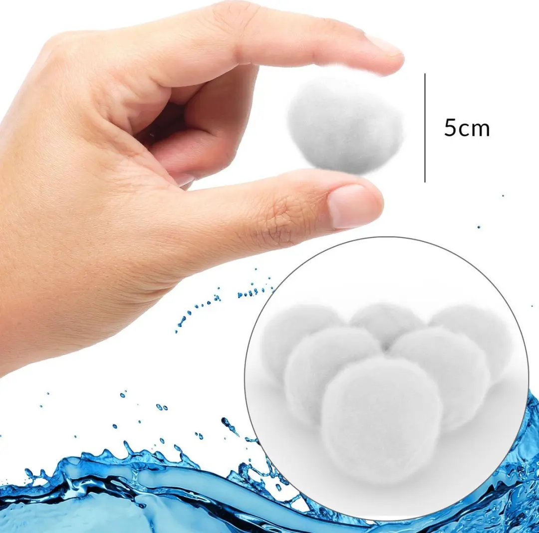 Monzana Zandfilterpomp Filterballen 1400g - 50mm - Wit