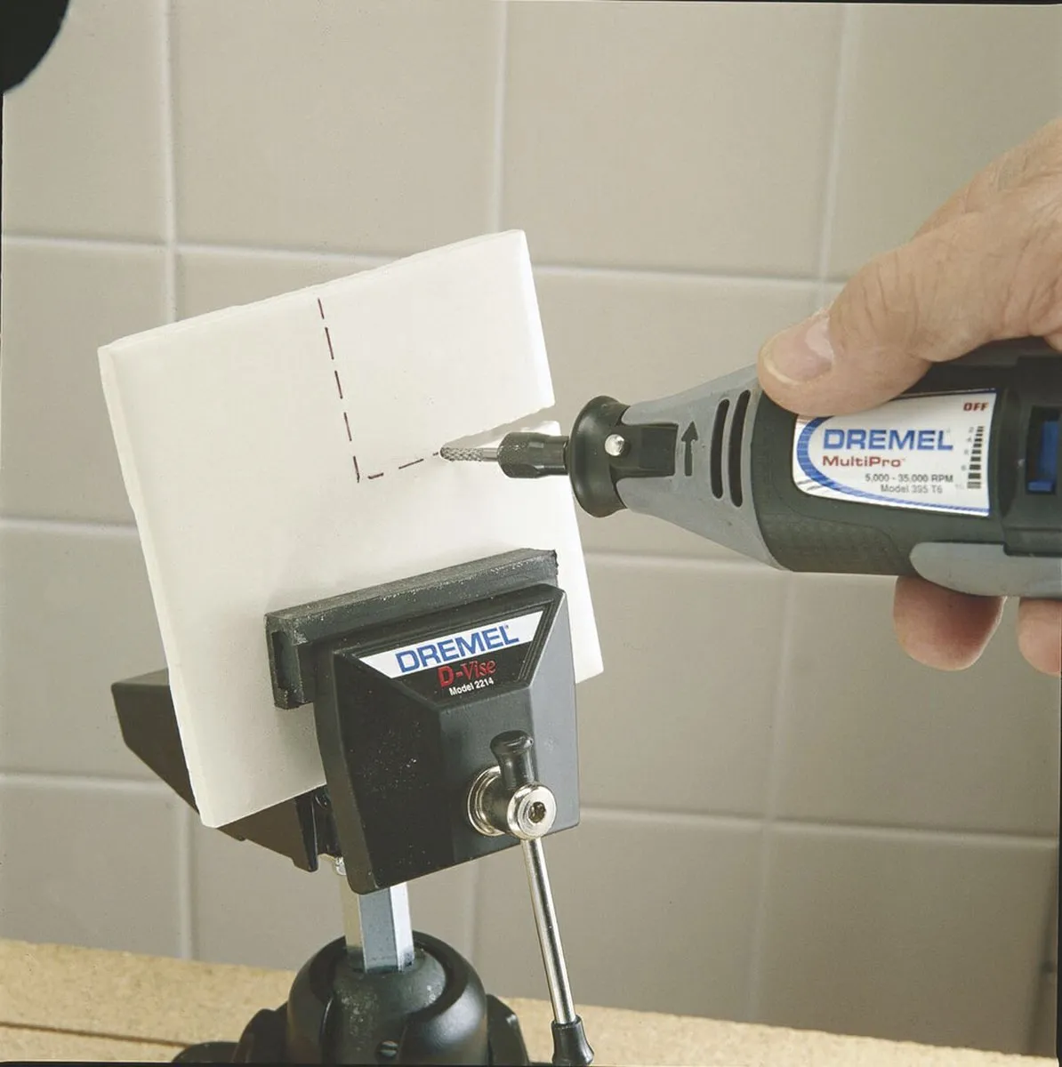 Dremel 562 Spiraalfreesmes Tegel