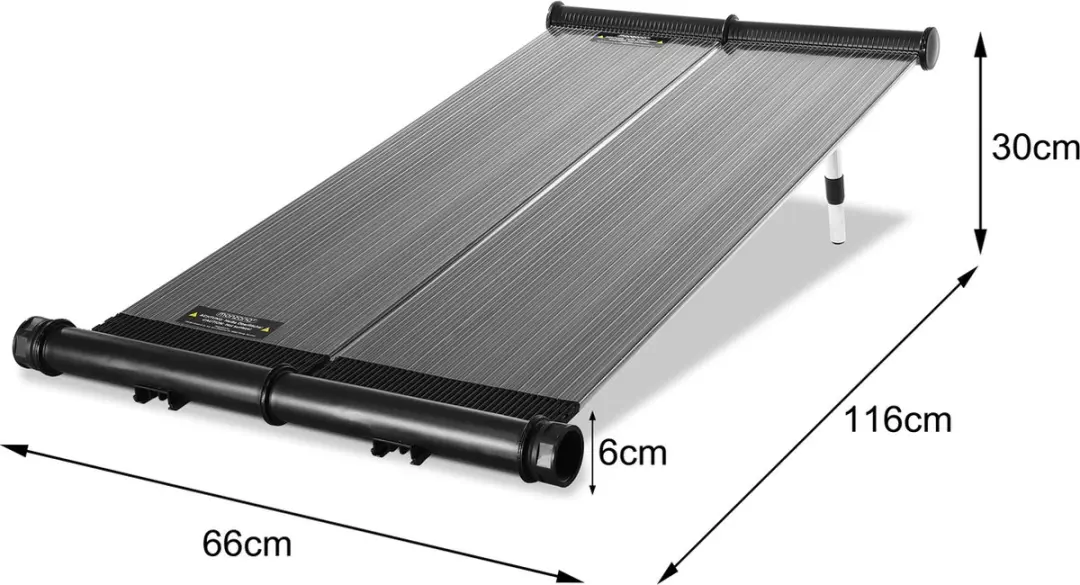 Monzana MZSP116 Zonnecollector Zwembad 116x66cm - 38mm