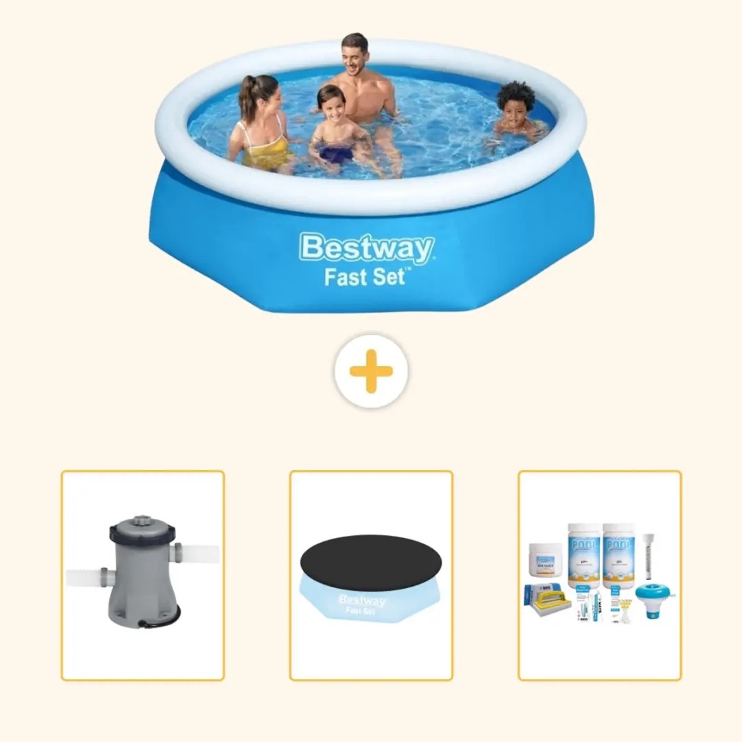 Bestway Fast Set Rond Zwembad 244cm