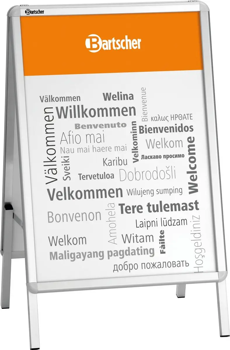 Bartscher Posterstandaard A1 - RVS