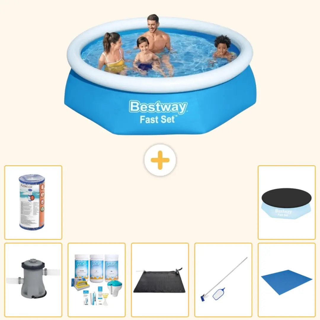 Bestway Fast Set Rond Zwembad 244cm