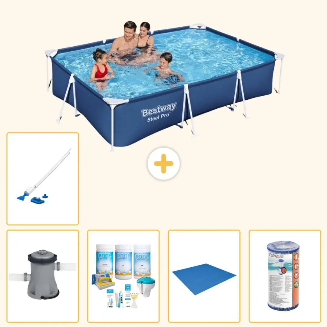 Bestway Steel Pro Zwembad 300x201x66cm