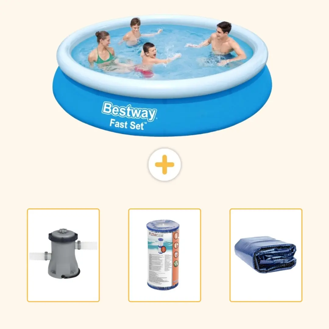 Bestway Fast Set Rond Zwembad 366x76cm