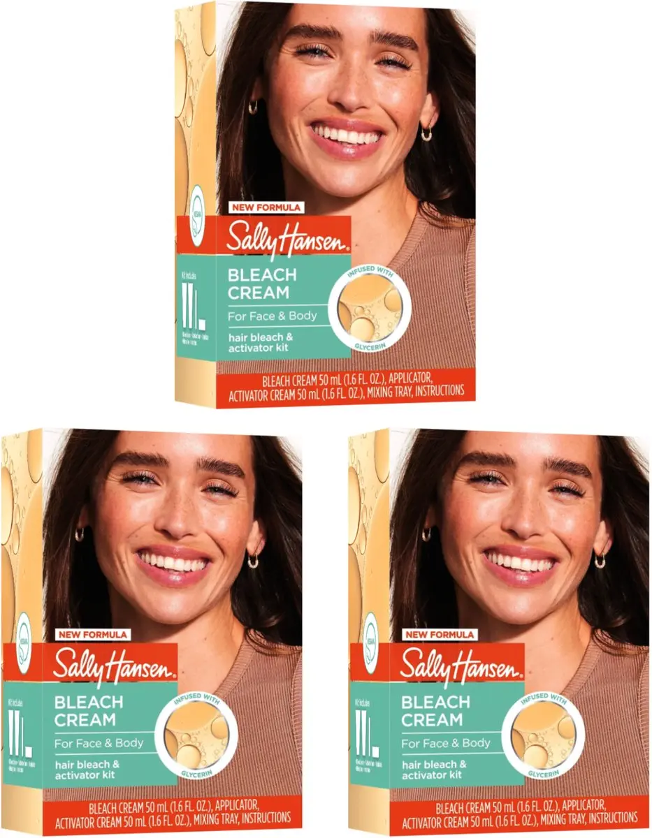 Sally Hansen Bleach Cream Haarverf 3 Stuks