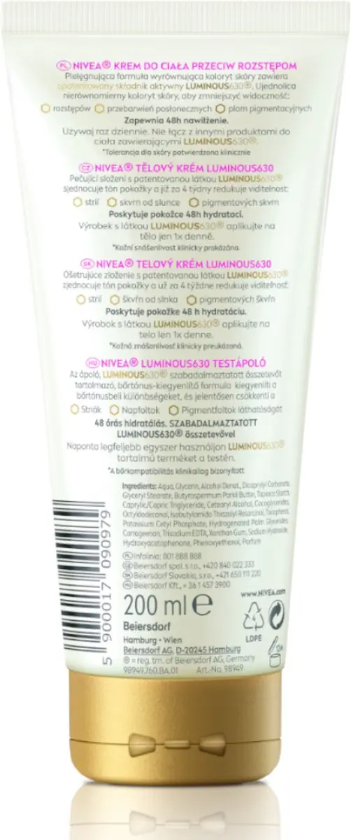 NIVEA Luminous630 Huidbalsem 200ml