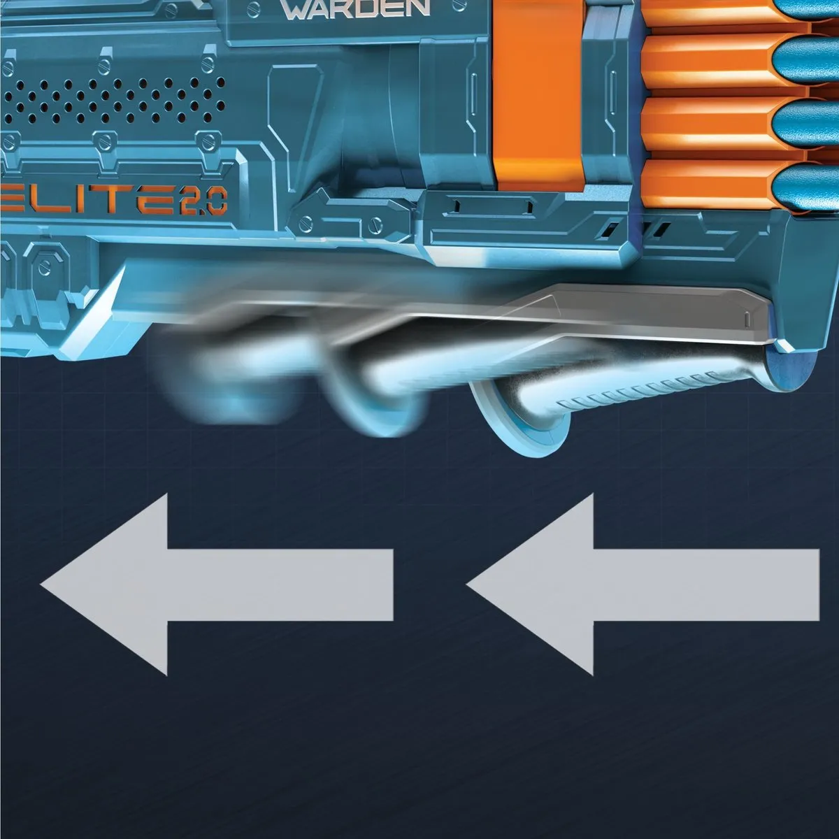 NERF Elite 2.0 Warden DB 8
