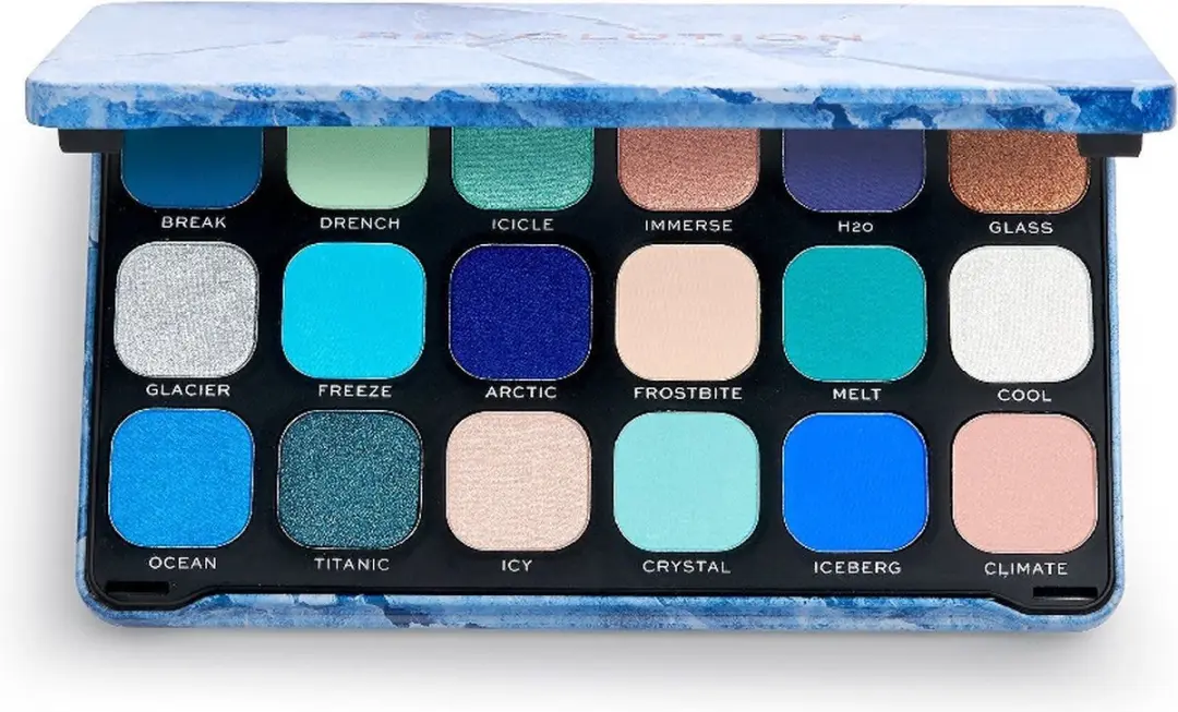 Makeup Revolution Forever Flawless Ice Oogschaduwpalette - 18 Kleuren