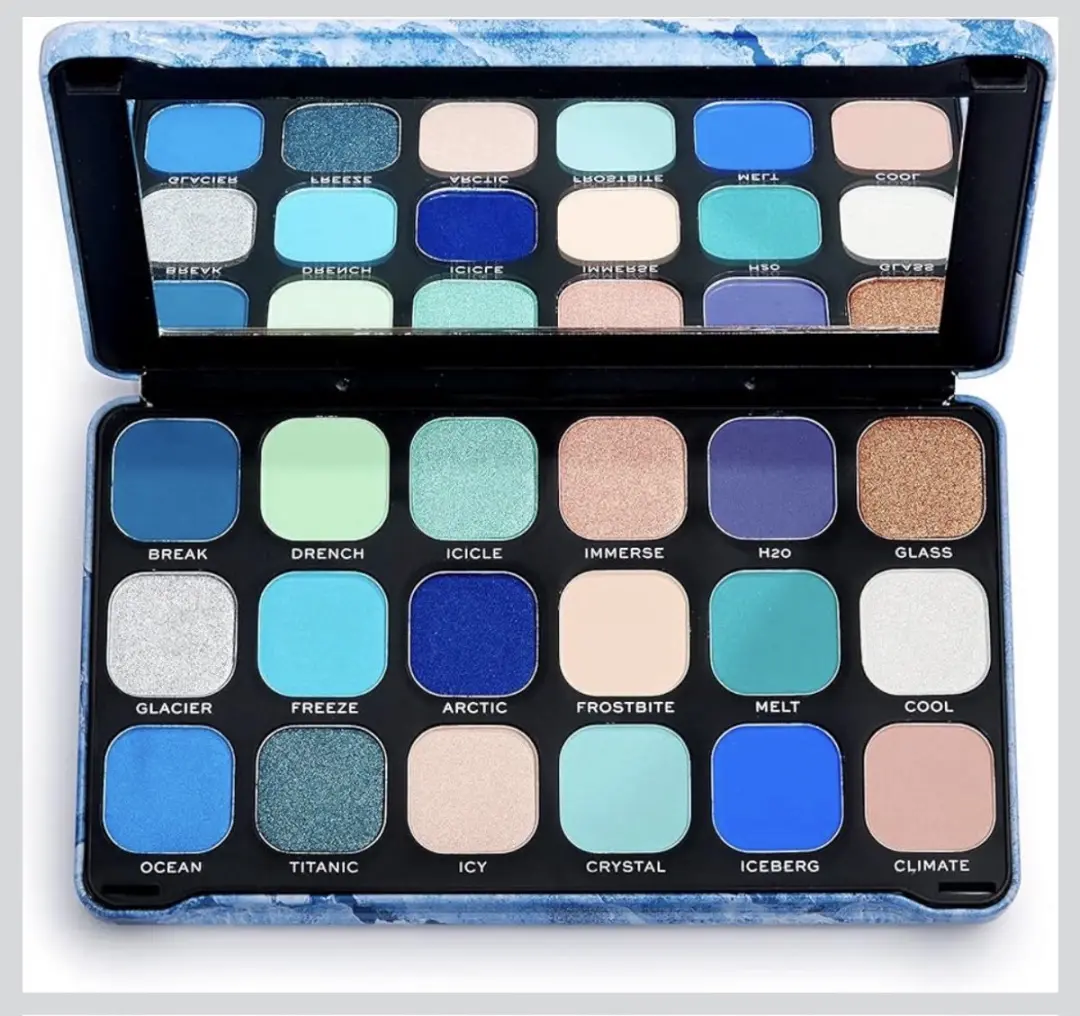 Makeup Revolution Forever Flawless Ice Oogschaduwpalette - 18 Kleuren