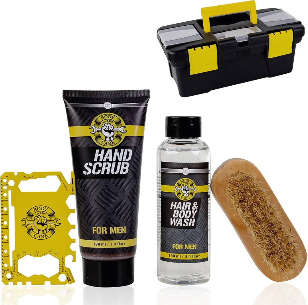 Accentra Musk Giftset Verjaardag - 200ml - Scrub/Douchegel/Badmiddel