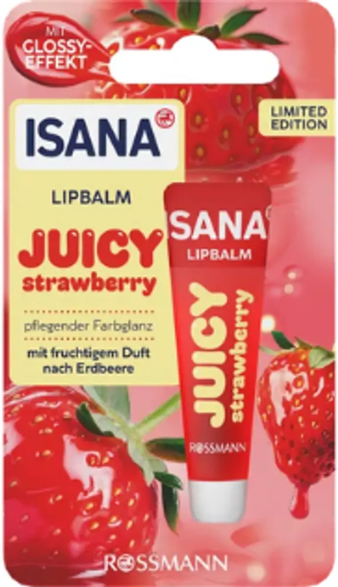Isana Juicy Strawberry Lippenbalsem