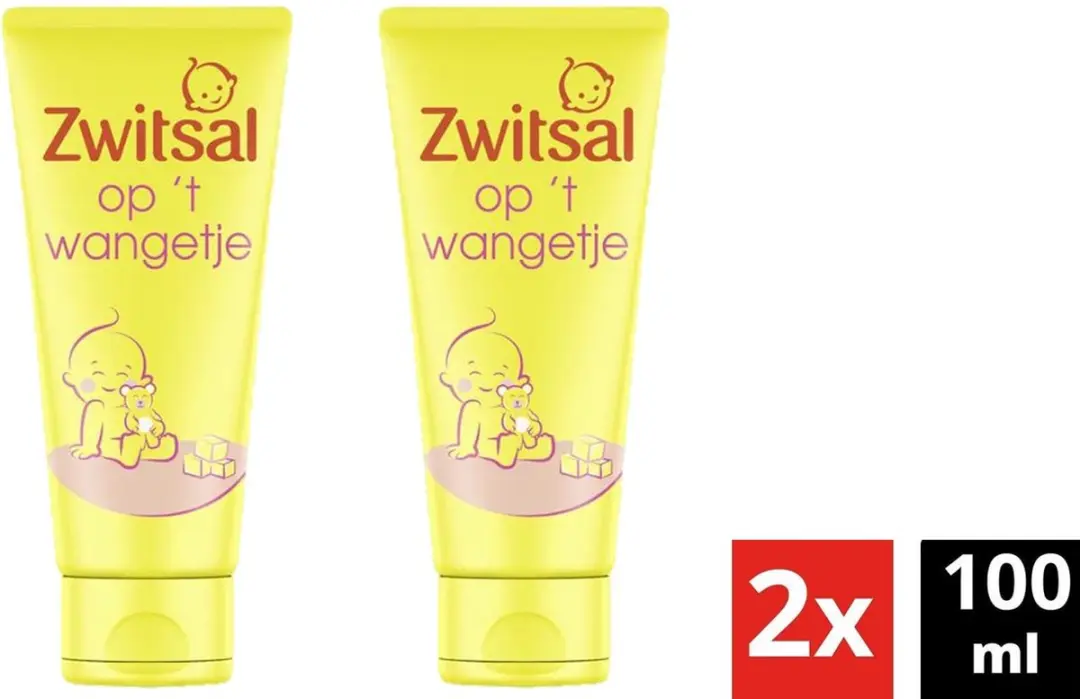 Zwitsal Baby Gezichtscrème Op 't Wangetje - 2x100ml