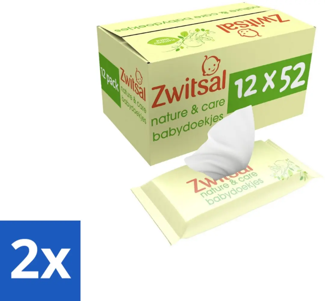 Zwitsal Nature & Care Billendoekjes Plasticvrij