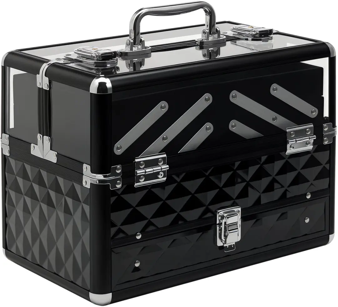 Homcom Make-upkoffer Aluminium 30x18x22cm