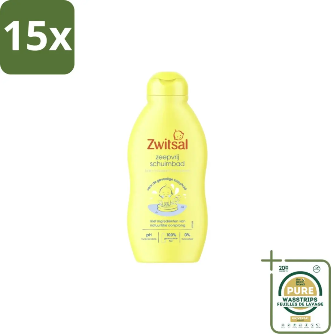Zwitsal Schuimbad Zeepvrij 200ml