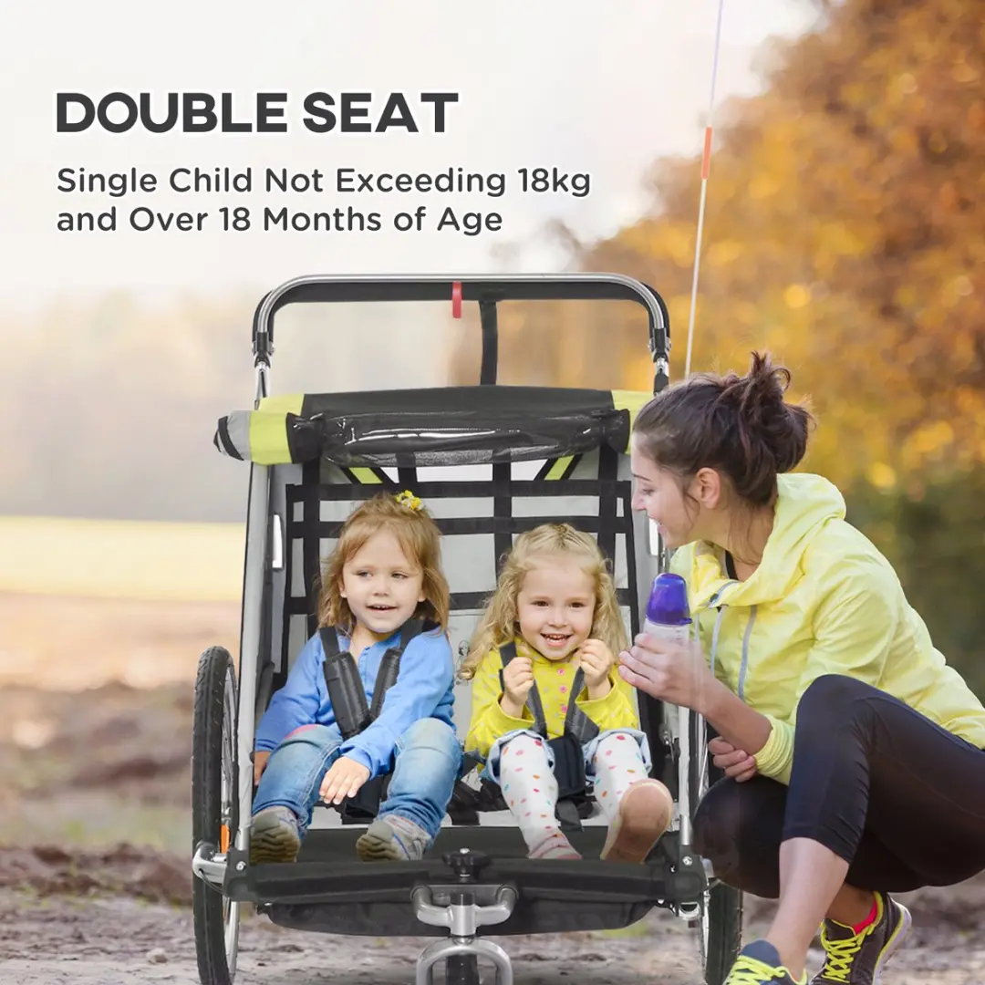 Homcom Kinderfietskar Geel - 142x75x101cm