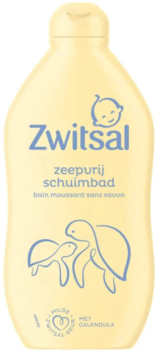 Zwitsal Zeepvrij Schuimbad 400ml - 2800ml (7x400ml)